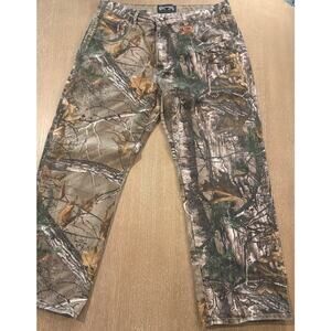 RealTree Camo Jeans Pants Size 36x30 Xtra Cotton Real Tree Mens Hunting Workwear